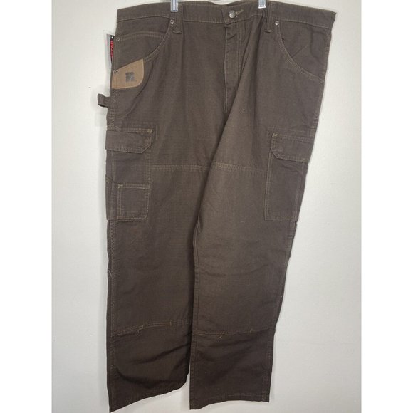 Wrangler Riggs Workwear Ranger Pant Brown Relaxed Fit Cagro Work 42 x 30 3W060DB - Picture 1 of 4